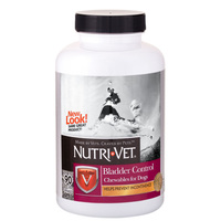 Nutri-Vet Bladder Control НУТРИ-ВЕТ КОНТРОЛЬ МОЧЕВОГО ПУЗЫРЯ добавка для собак от недержания мочи, 90 табл.