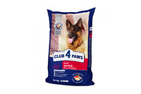 КЛУБ 4 ЛАПЫ PREMIUM  АКТИВ для взрослых собак всех пород 14 кг