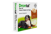 Bayer (Байер) Дронтал ПЛЮС XL со вкусом МЯСА,  цена за 1 табл.