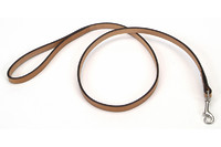 Coastal Circle-T кожаный поводок для собак, 2,5смХ1,2м , бежевый.
