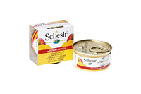 Schesir Tuna Mango ШЕЗИР ТУНЕЦ С МАНГО натуральные консервы для кошек, влажный корм тунец с манго, банка 75 г , 0.075 кг.