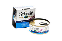 Schesir Tuna Aloe Puppy ШЕЗИР ТУНЕЦ С АЛОЭ натуральные консервы для щенков, влажный корм тунец с алоэ в желе, банка 150 г , 0.15 кг.