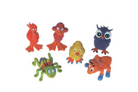 Karlie-Flamingo (КАРЛИ-ФЛАМИНГО) LANDANIMAL игрушки для собак, забавные зверьки из латекса , 10х9,5х10,5 см.