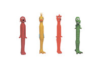 Karlie-Flamingo (КАРЛИ-ФЛАМИНГО) DUMMIE зверушки игрушки для собак, латекс , 30х4 см.