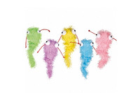 Karlie-Flamingo Shaky Snake КАРЛИ-ФЛАМИНГО игрушка для кошек, пушистая дрожащая змейка, 4х17см.