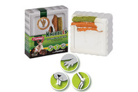 Karlie-Flamingo Knibbles Cereal КАРЛИ-ФЛАМИНГО минеральный камень для грызунов со злаками для гигиены зубов, 0.075 кг.