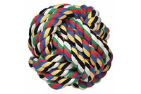 Karlie-Flamingo (КАРЛИ-ФЛАМИНГО) COTTON BALL игрушка для собак мяч плетеный веревочный, хлопок , 5,5 см.