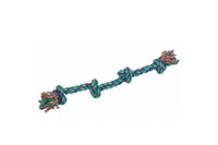 Karlie-Flamingo (КАРЛИ-ФЛАМИНГО) COTTON BONE 4KNOTS игрушка для собак веревочная кость, 4 узла , 60 см .