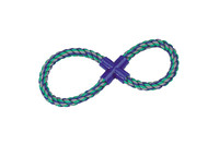 Karlie-Flamingo (КАРЛИ-ФЛАМИНГО) COTTON PULL ROPE 8 FORM веревочная игрушка для собак 8-образной формы , 38 см.