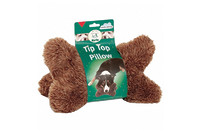 Karlie-Flamingo Dog Pillow Tip Top КАРЛИ-ФЛАМИНГО АНТИ-СТРЕСС игрушка подушка для собак, подушка-косточка, плюш, 23 см.