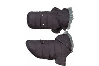 Karlie-Flamingo (КАРЛИ-ФЛАМИНГО) POLAR BLACK ПОЛАР одежда для собак куртка с капюшоном, черный , 30 см.