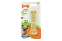 Nylabone Flexi Chew Petite НИЛАБОН ФЛЕКСИ ЧЬЮ жевательная игрушка кость для собак до 7 кг с умеренным стилем грызения, вкус курицы
