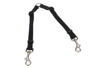 Coastal 2 Dog Adjustable Coupler поводок-спарка для 2-х собак, нейлон, черный , 1 см,