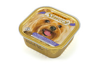 MISTER STUZZY Dog Tripe Calf (Trippa e Vitello) МИСТЕР ШТУЗИ РУБЕЦ ТЕЛЯТИНА корм для собак, паштет, 300г.