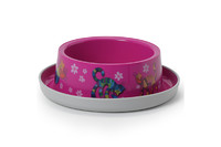 Moderna Trendy Dinner Cat Friends Forever МОДЕРНА миска для кошек, пластик, ярко-розовый, дизайн Друзья Навеки, 310мл, d16см