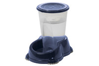 Moderna МОДЕРНА СМАРТ автоматическая поилка для собак и кошек, 23х15х21 см, 1,5 л , кобальт синий.