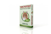 Экопром Биокапли "Чистотел" от блох для  кошек (1 пип.)
