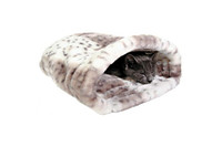 Туннель "Leika" меховой для кошек, 46х33х27 см