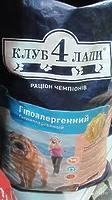 Клуб 4 Лапы - гипоаллергенный корм с ягненком и рисом