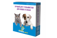 Api-San Лучший друг гельмистоп для собак и кошек 6*500мг