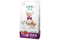 OPTIMEAL - БЕЗЗЕРНОВОЙ КОРМ ОПТИМИЛ МИНИАТЮРНЫХ ПОРОД С ЯГНЕНКОМ 4кг