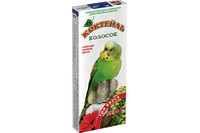 Колосок Коктейль для волнистых попугаев (гибискус,чумиза,кокос) 90г
