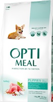 Сухой полнорационный корм Optimeal для щенков всех пород со вкусом индейки 12 кг