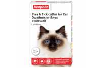 Beaphar Ошейник ЭЛЕГАНТ от блох и клещей для кошек белый 35 см