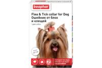 Beaphar Ошейник от блох и клещей для щенков белый 65 см