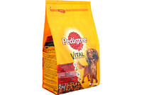 Pedigree Полнорационный корм с говядиной и овощами для взрослых собак маленьких пород - 2 кг