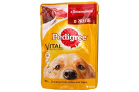 Pedigree Для взрослых собак с говядиной в желе - 100 г