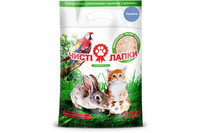 Чистые лапки УНИВЕРСАЛ с ароматом лаванды древесный наполнитель 3кг