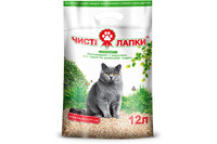 Чистые лапки СТАНДАРТ древесный наполнитель, 3 кг