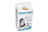 SUPER NAPPY(СУПЕР НАППИ) Пеленки для собак, 50 шт, 60Х40 см