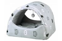 TRIXIE лежак-пещера"Mimi" 42 × 35 × 35 cм, серый с кошками