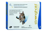 Стронгхолд капли для котов  2.5- 7.5кг 1 пипетка