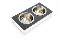 Миски на подставке Lunch Bar Stone + White, XS