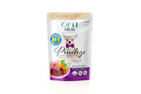 OPTIMEAL PRIVILEGE GRAIN FREE С ИНДЕЙКОЙ И ПЕЧЕНЬЮ В ТЫКВЕННОМ ЖЕЛЕ ДЛЯ СОБАК МАЛЫХ ПОРОД 85г